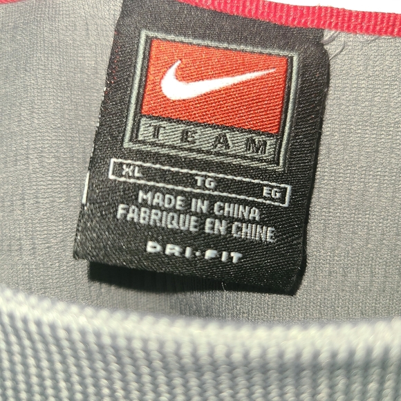 Kansas KU Nike Longsleeve dri fit medium weight xl team authentic - Picture 4 of 5